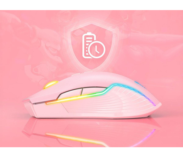 Onikuma Różowa Bezprzewodowa mysz do gier 2.4G CW905 - 1455712 - zdjęcie 5